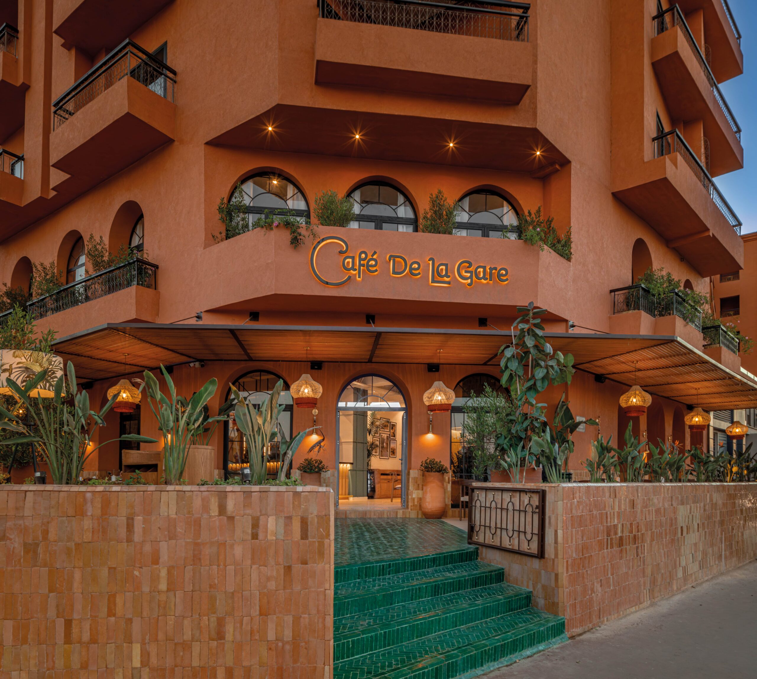 Café à Marrakech - Restaurant Marrakech– Café de la Gare